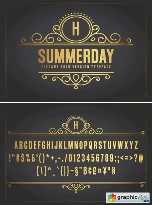  Summerday Bold Font 