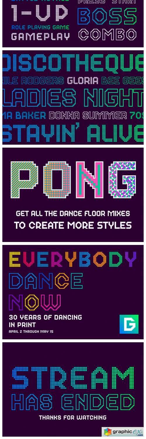 Dance Floor Mix 33 Font