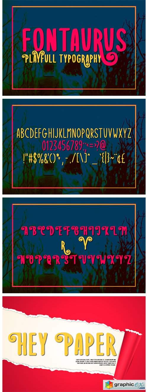  Fontaurus Font 