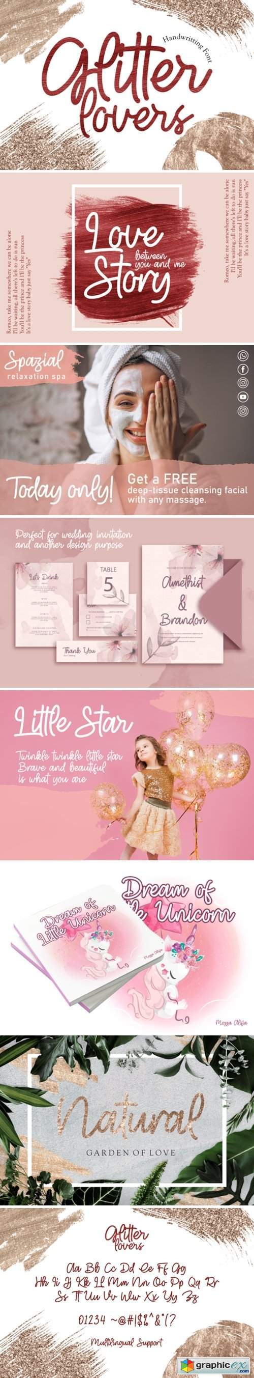 Glitter Lovers Font