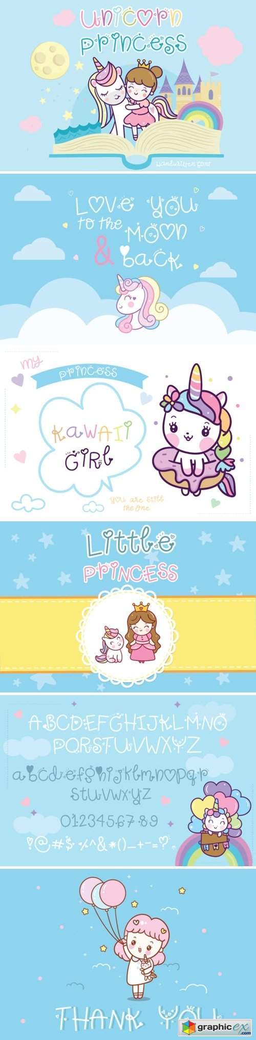 Unicorn Princess Font