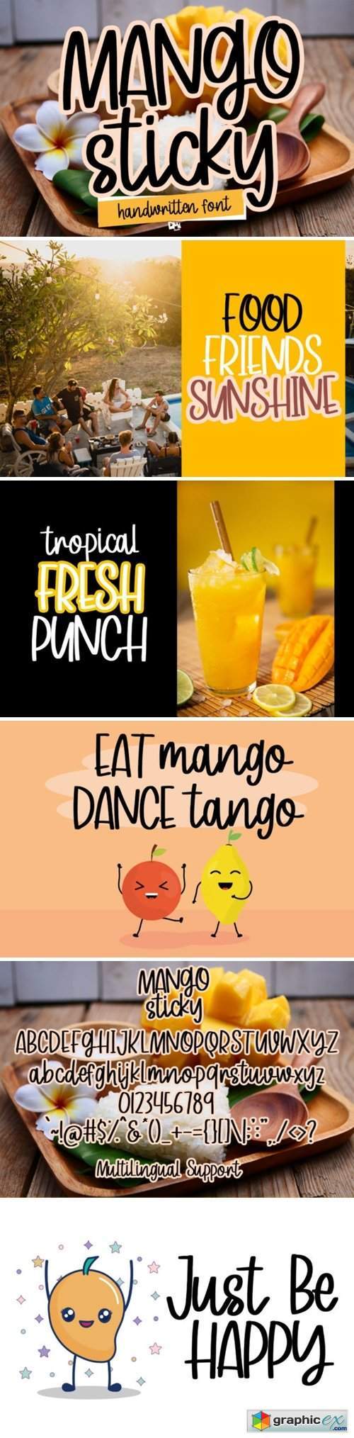 Mango Sticky Font