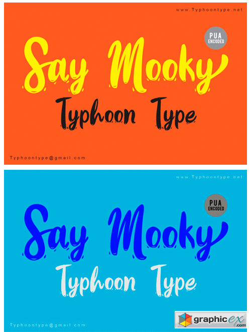  Say Mooky Font 