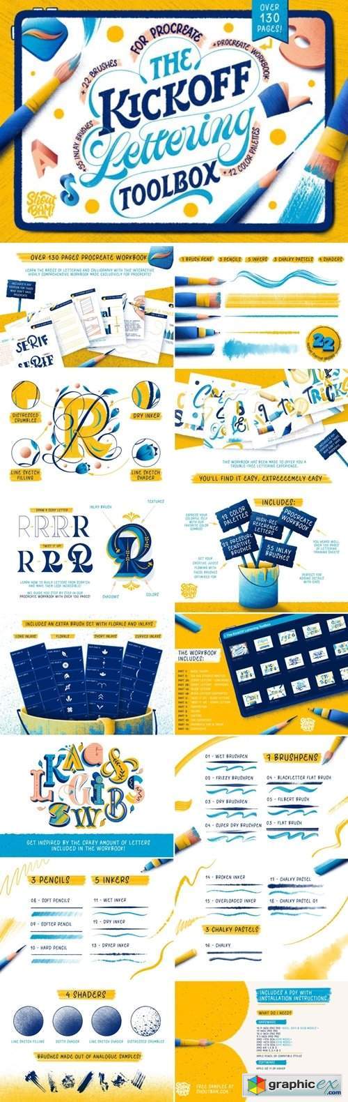 The KickOff Lettering Toolbox