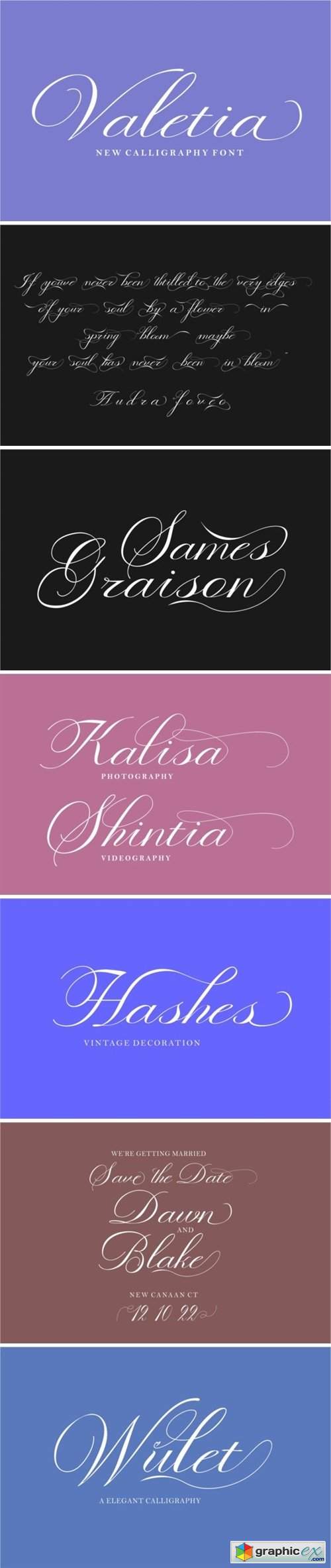  Valetia Font 