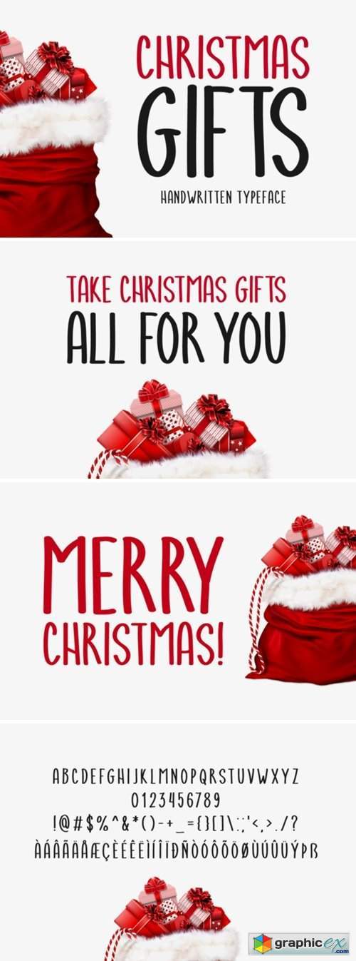 Christmas Gifts Font