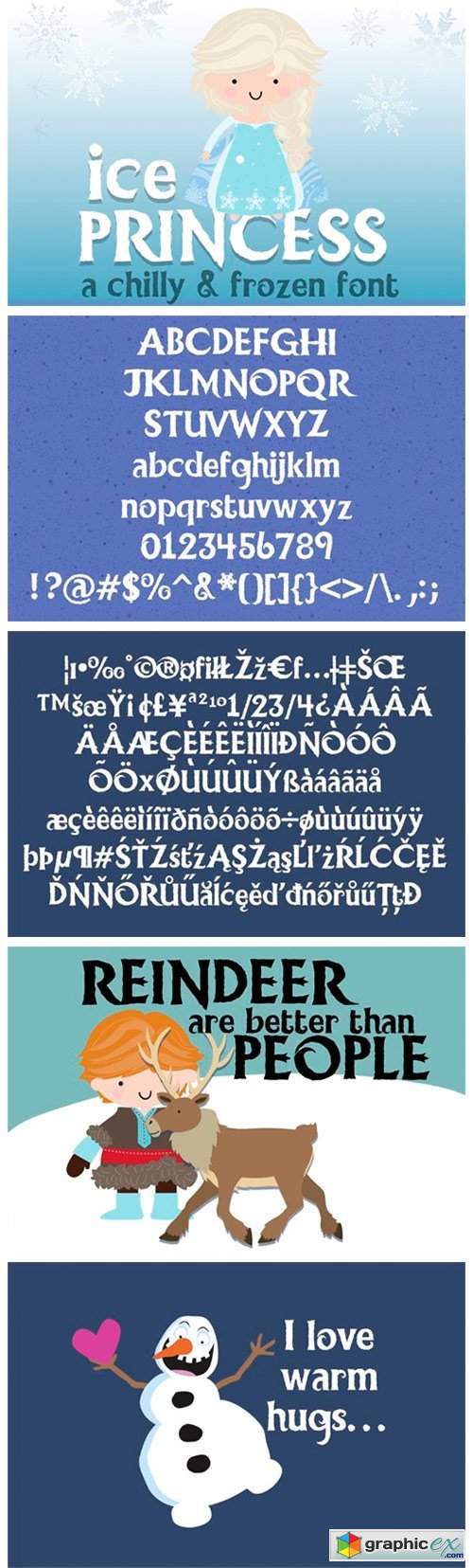 Ice Princess Duo Font