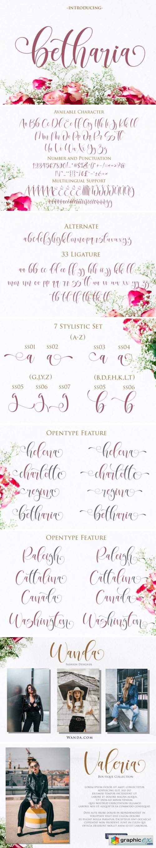  Betharia Font 