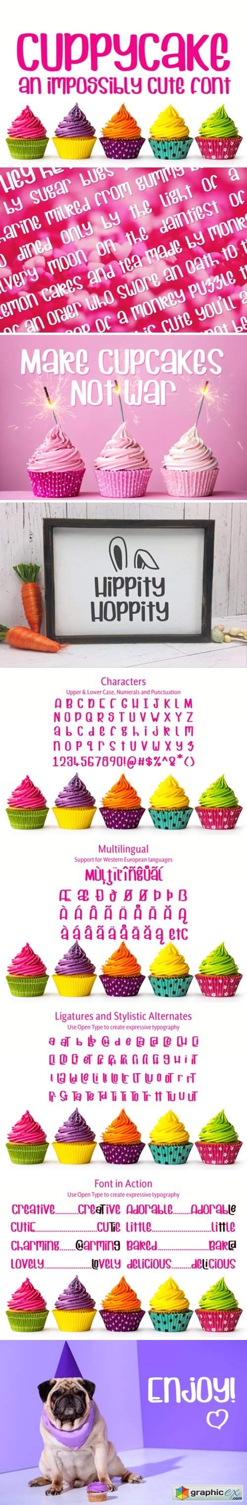  Cuppycake Font 