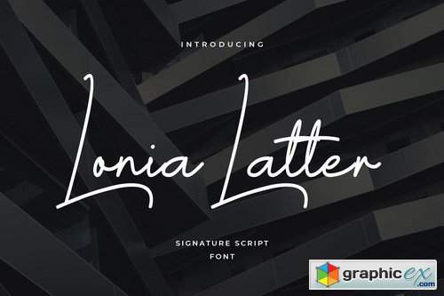  Lonia Letter Classic Signature 