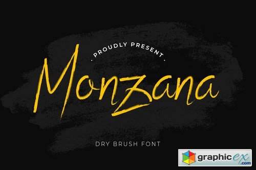  Monzana Brush Handwritten 