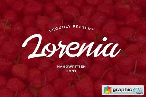  Lorenia Handwritting Font 
