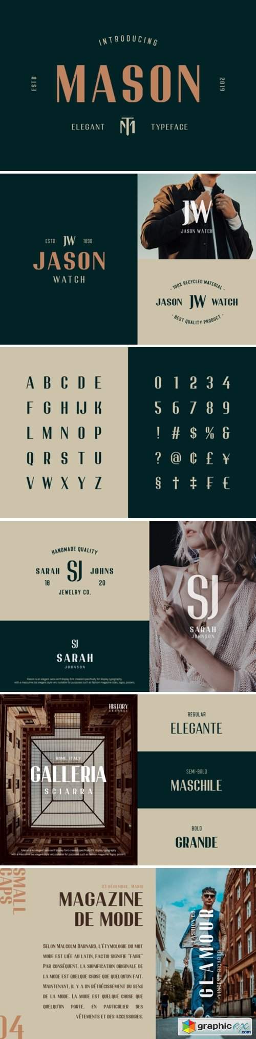 Mason Elegant Typeface 
