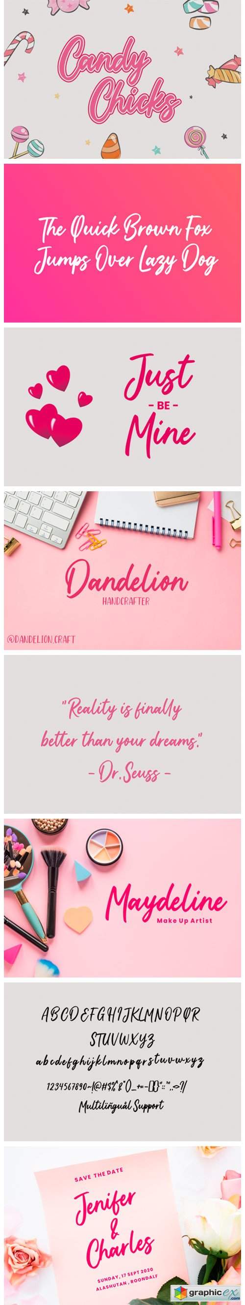  Candy Chicks Font 