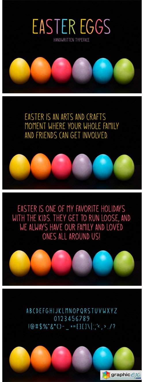  Easter Eggs Font 