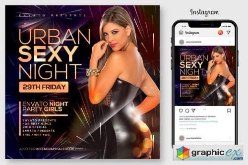 Urban Ladies Sexy Night Flyer 