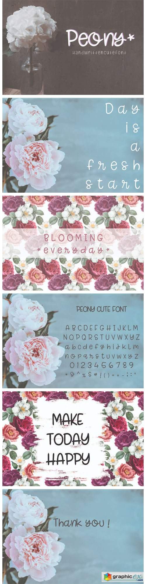  Peony Font 