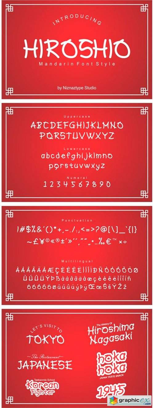  Hiroshio Font 