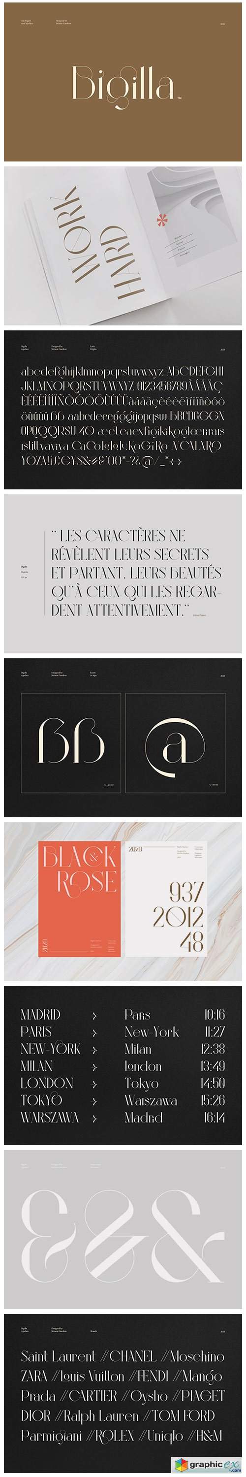  Bigilla Typeface 