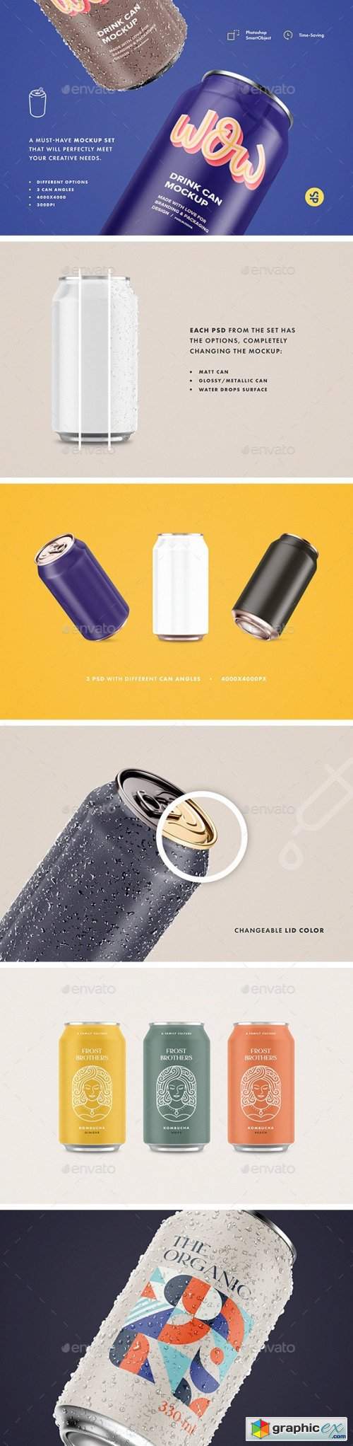 Drink Can Mockup 