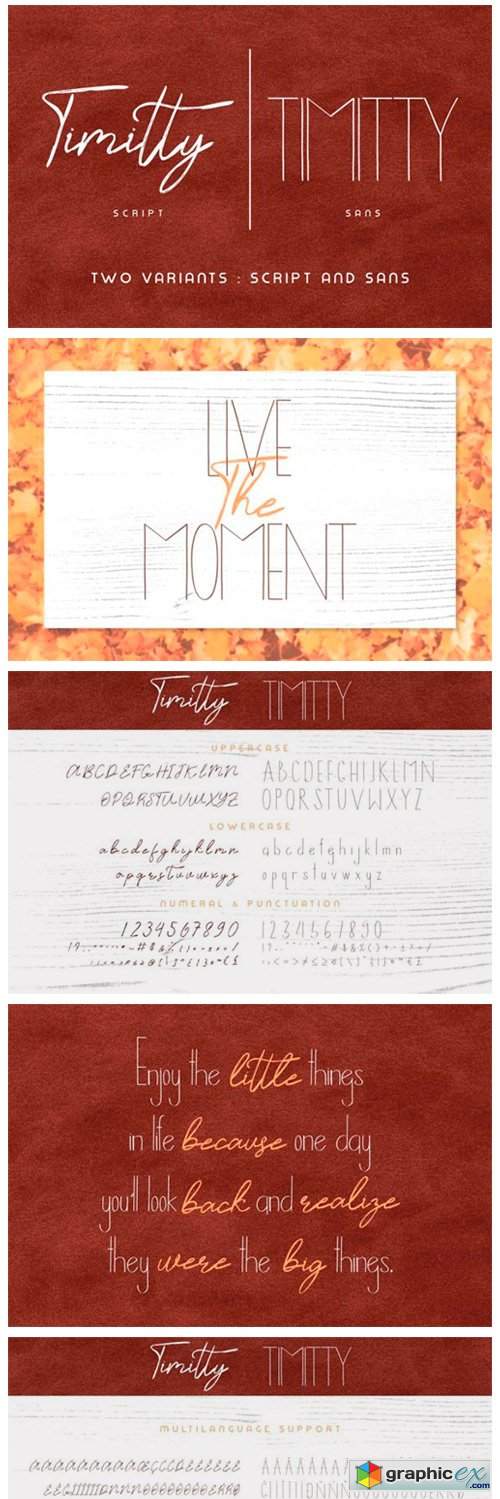  Timitty Duo Font 