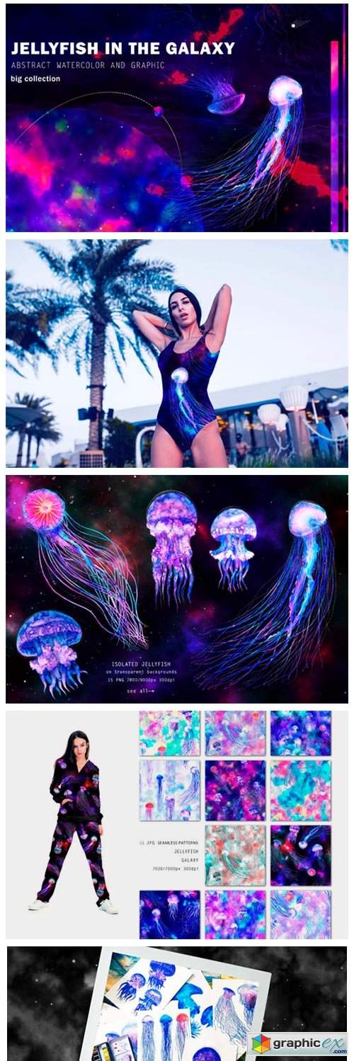  Jellyfish in the Galaxy 