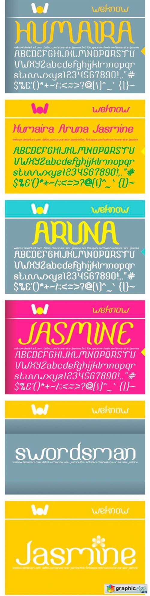  Aruna Aira Jasmine Font 