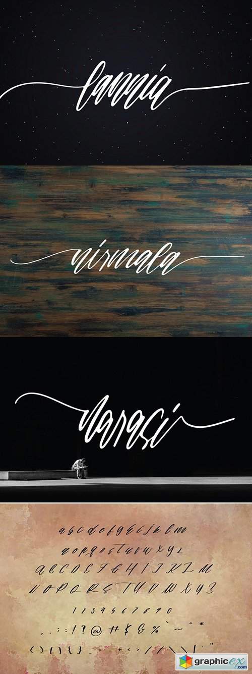  Lannia Handwritten Font 