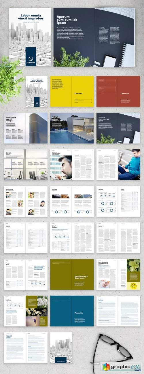  Fresh Corporate Report Layout 