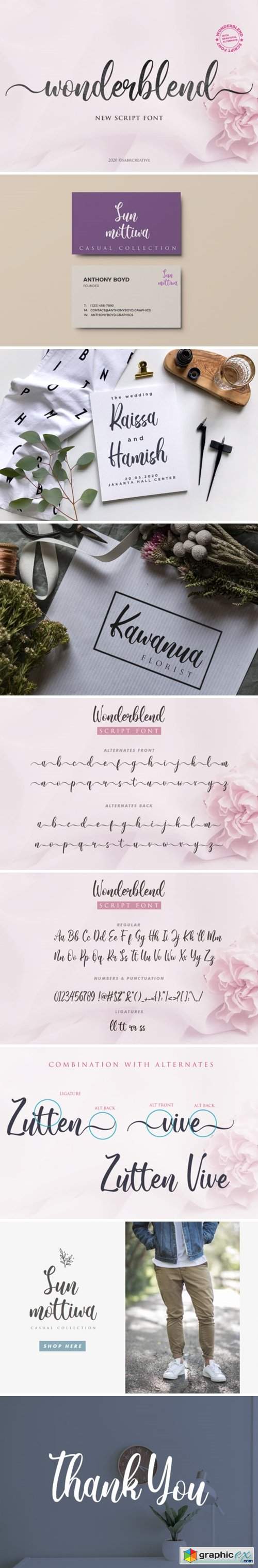 Wonderblend Font 