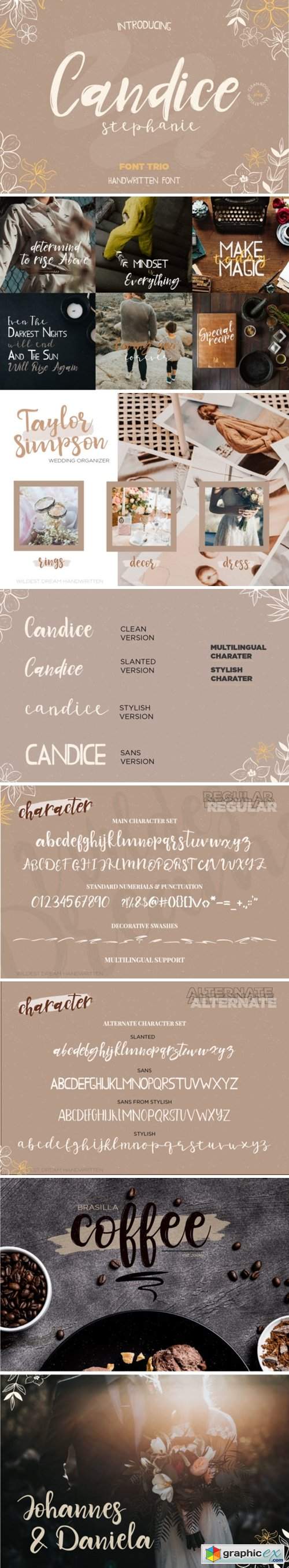 Candice Trio Font 