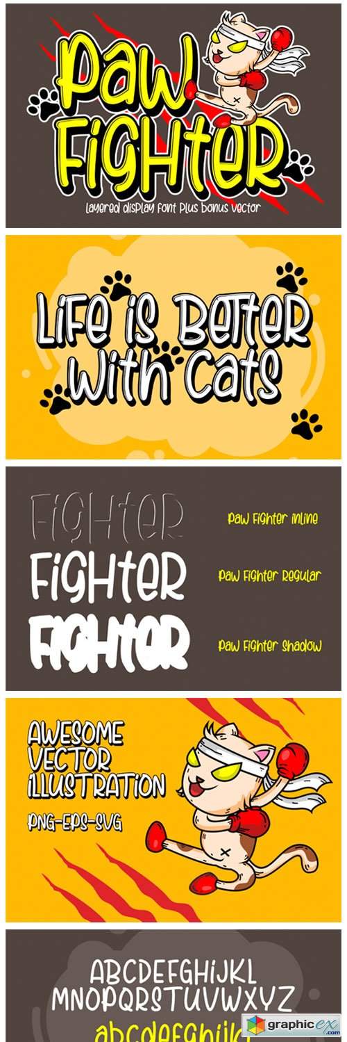  Paw Fighter Font 