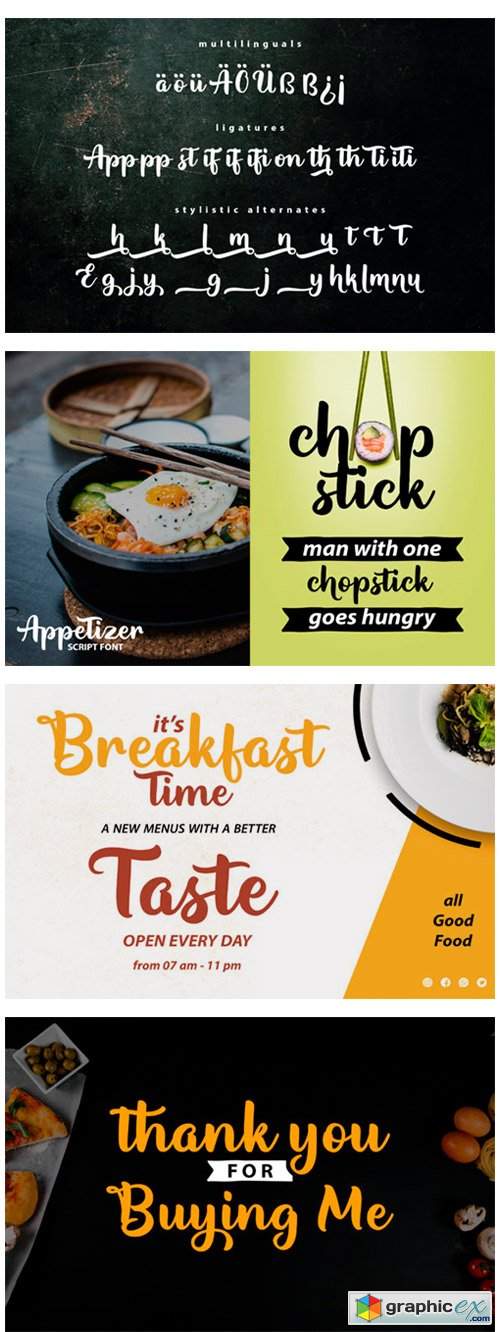  Appetizer Font 