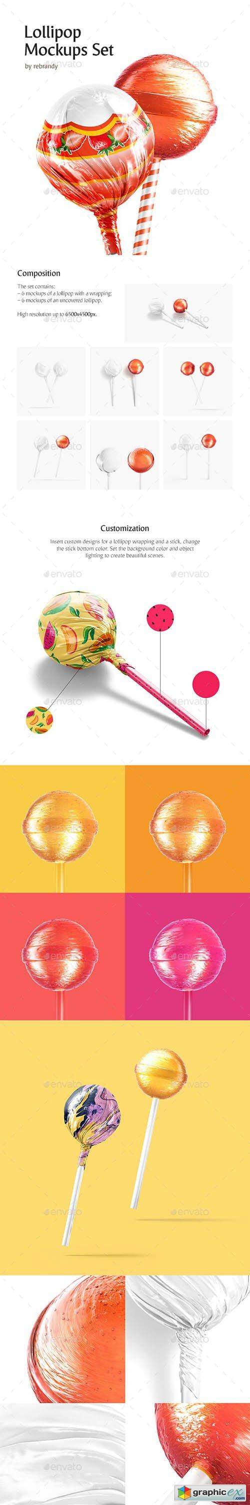 Lollipop Mockups Set 