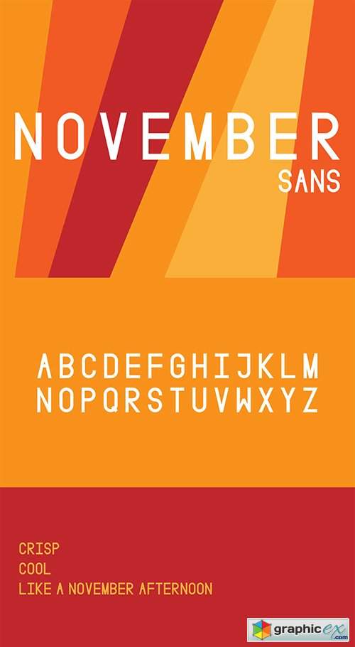  November Sans Display Font 