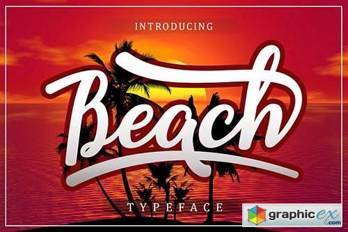  Beach Font 