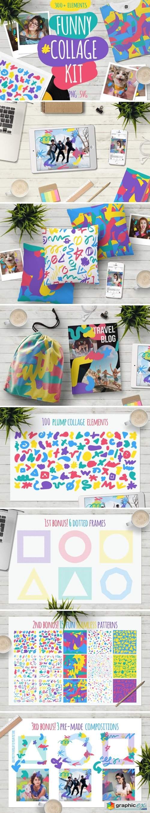 Funny Collage Kit