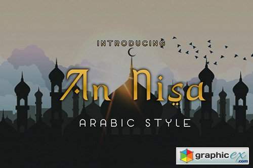 An Nisa Arabic Style Font