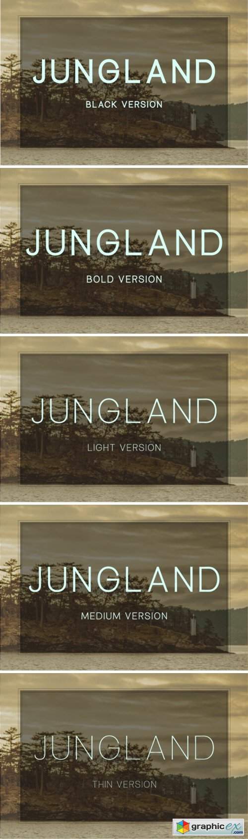 Jungland 5 Font