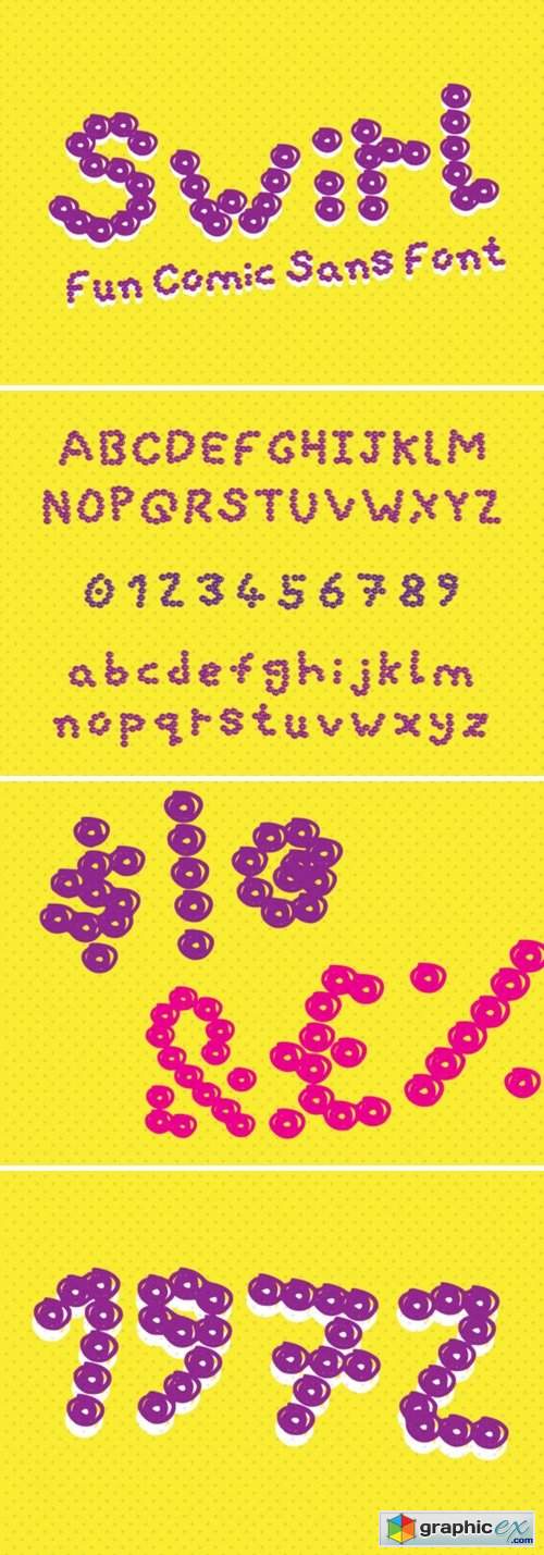  Swirl Font 