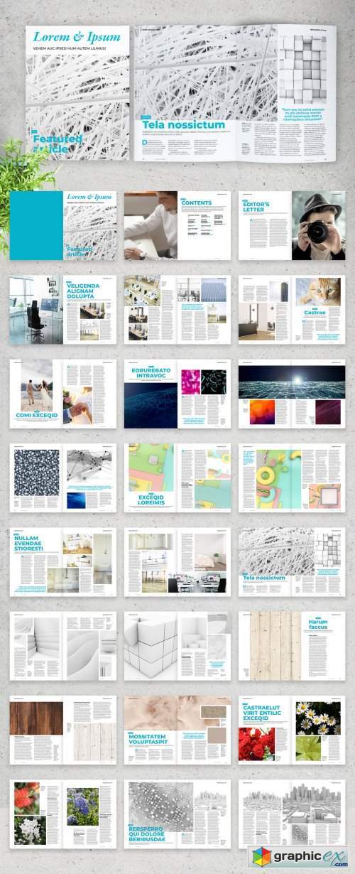 Art and Culture Innovative Magazine Layout