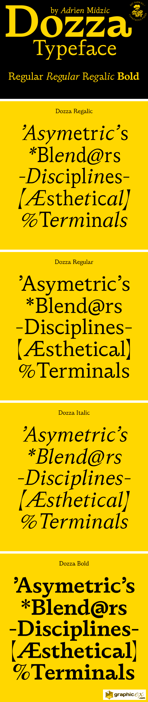  Dozza Typeface 