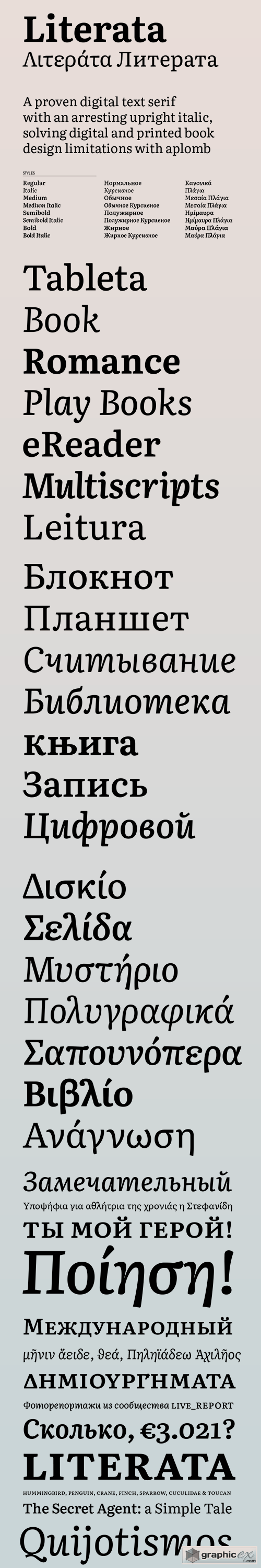 Literata Font Family