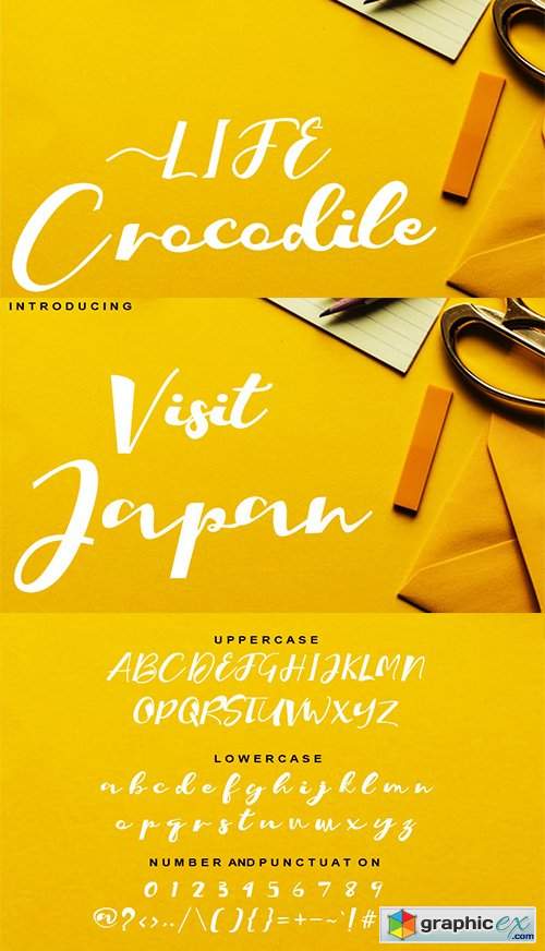  Crocodile Font 