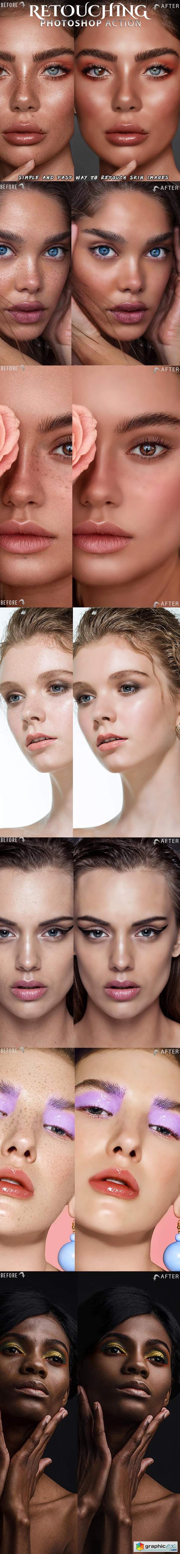 Skin Retouch Photoshop Action