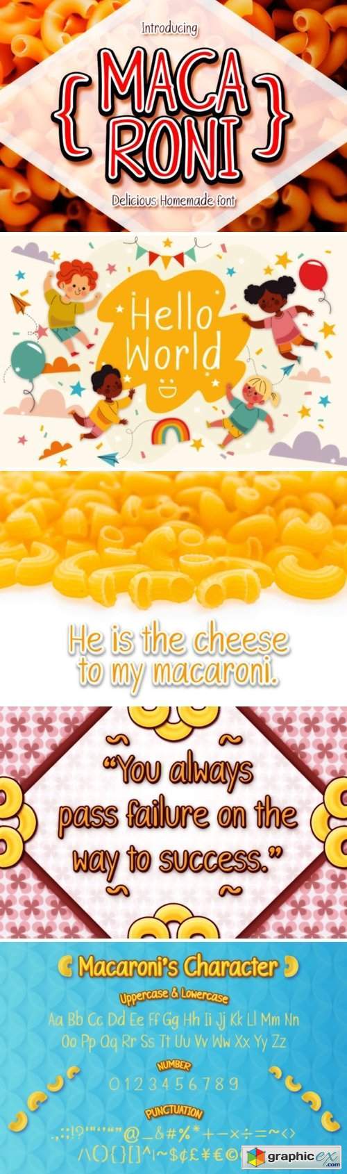 Macaroni Font