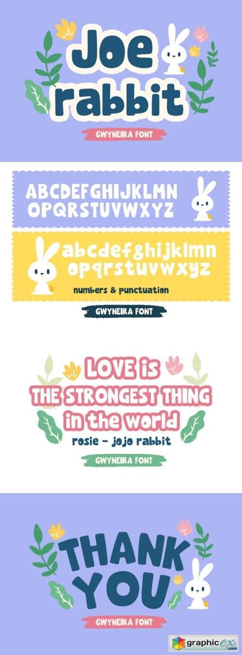 Joe Rabbit Font