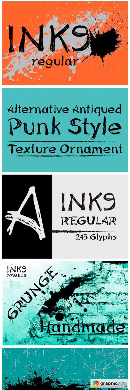 Ink 9 Font