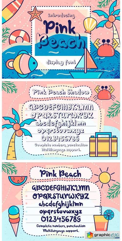 Pink Beach Font