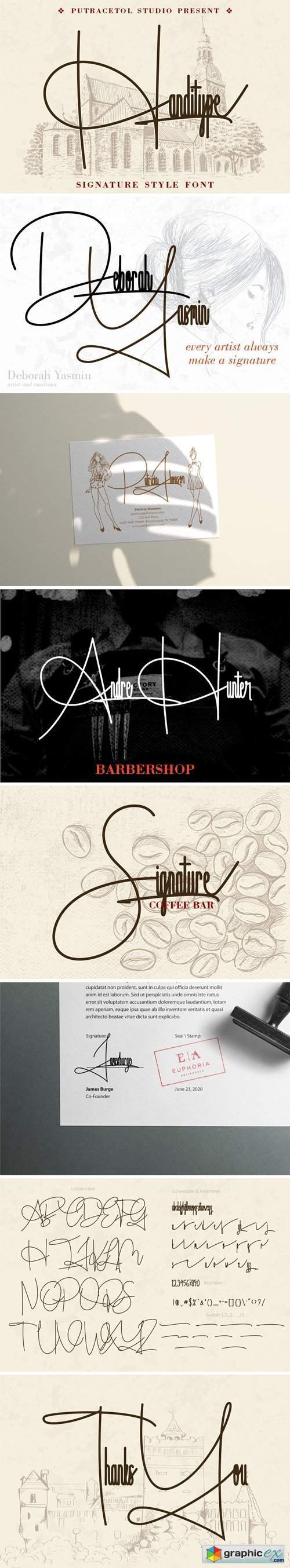 Handitype - Signature Style Font